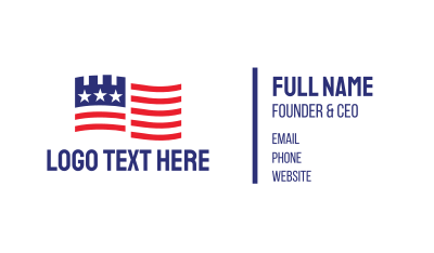 American Castle Business Card Image Preview