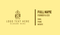 Craft Beer Bottle  Business Card Preview