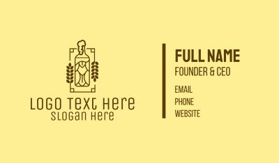 Craft Beer Bottle  Business Card Image Preview