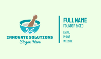 Organic Mortar Pestle Business Card Image Preview