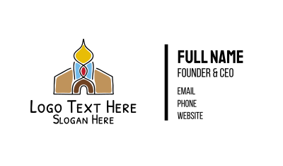 Religious Temple Business Card