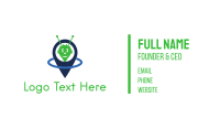 Alien Pin  Business Card Image Preview