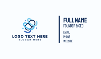 Blue Medical Pill Business Card Preview