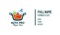 Fresh Ingredients Pot  Business Card Image Preview
