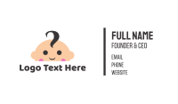 Cute Baby Face Business Card Image Preview