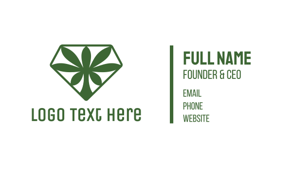 Super Cannabis Business Card Design Image Preview