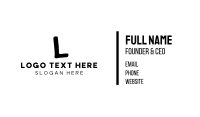 F Word Business Card Image Preview