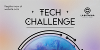 Minimalist Tech Challenge Twitter post Image Preview