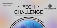 Minimalist Tech Challenge Twitter post Image Preview