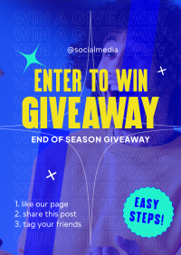 Enter Giveaway Poster Image Preview