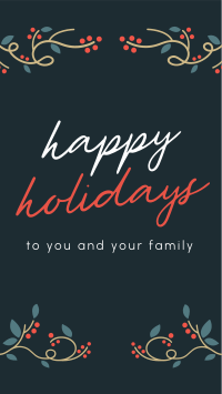 Holiday Season Greeting Instagram reel Image Preview