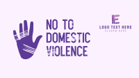 No to Domestic Violence Facebook event cover Image Preview