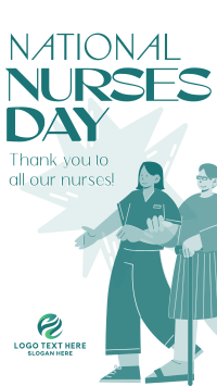 Nurses Day Appreciation TikTok Video Design