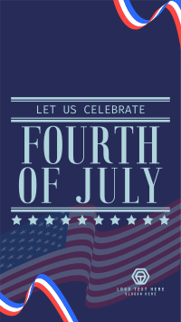 4th of July Greeting Instagram Reel Design