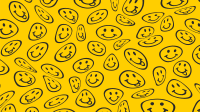 Trippy Emoji Zoom Background Design