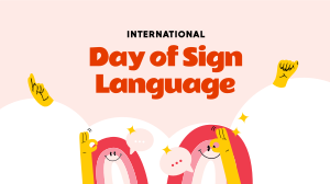 Sign Language Day Video Image Preview