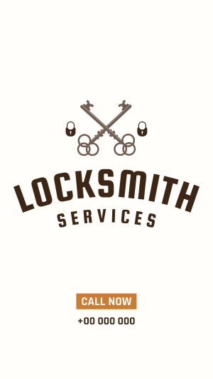 Locksmith Emblem Instagram story Image Preview