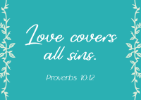 Love Covers Postcard Design
