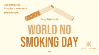 World No Smoking Day Facebook event cover Image Preview