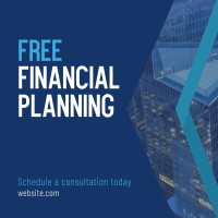 Simple Financial Planning Instagram Post Design