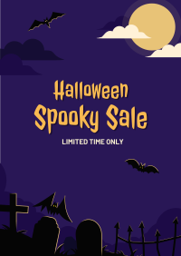 Halloween Sale Poster Design