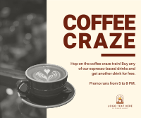 Cafe Craze Facebook Post Preview