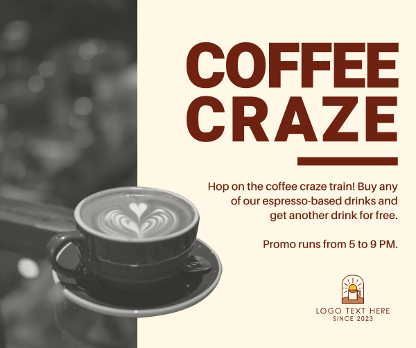 Cafe Craze Facebook Post Design Image Preview