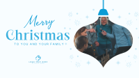 Warm Festive Christmas Facebook event cover Image Preview