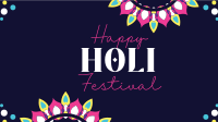 Holi Festival Facebook event cover Image Preview