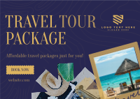 Travel Package  Postcard Design