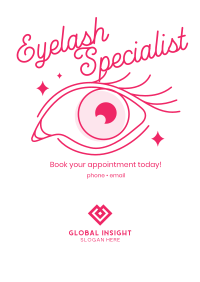 Eyelash Specialist Poster Image Preview