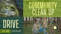 Community Clean Up Drive Animation Design