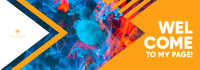 Abstract Leaves Tumblr Banner Design