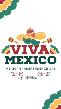 Viva Mexico Sombrero Instagram reel Image Preview