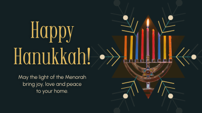 Lighting of the Menorah Facebook event cover Image Preview