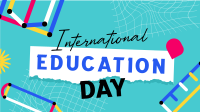 Education Celebration Facebook Event Cover Design