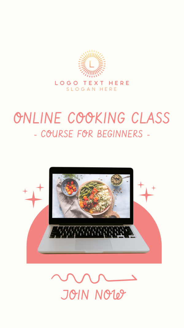 Online Cooking Class Facebook Story Design Image Preview