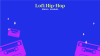 Lofi Music Zoom Background Design