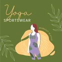 Yoga Sportswear Instagram Post Design