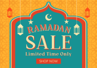 Ramadan Special Sale Postcard Design