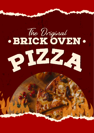 Brick Oven Pizza Flyer Image Preview