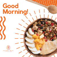 Healthy Food Breakfast Instagram post Image Preview