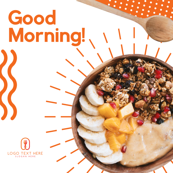 Healthy Food Breakfast Instagram Post Design Image Preview