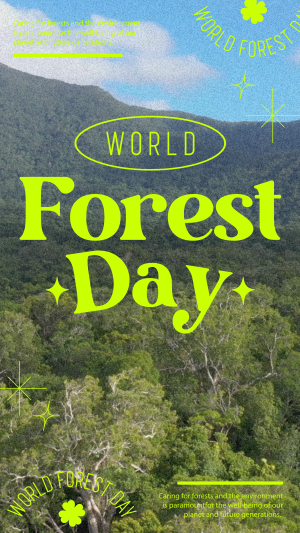 World Forest Day  Instagram story Image Preview