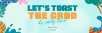 Graduation Day Toast Twitter Header Image Preview