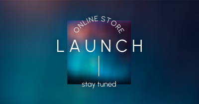 Online Store Launch Facebook ad Image Preview