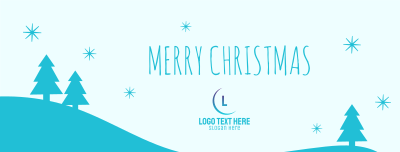 Starry Christmas Facebook cover Image Preview