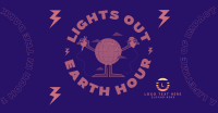 Earth Hour Lights Out Facebook Ad Design