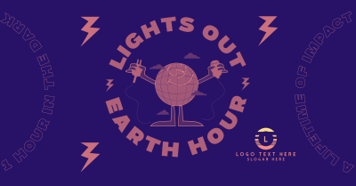 Earth Hour Lights Out Facebook ad Image Preview