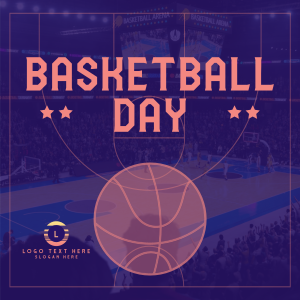 Sporty Basketball Day Instagram post Image Preview